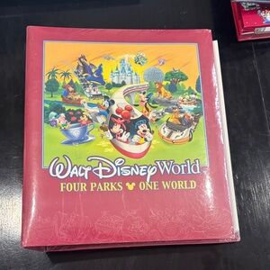 Disney Red Walt Disney World Invitation Cards